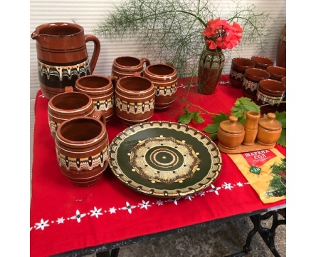 Traditioneel country Balkan aardewerk