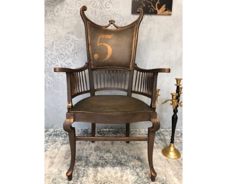 French chair, leather look